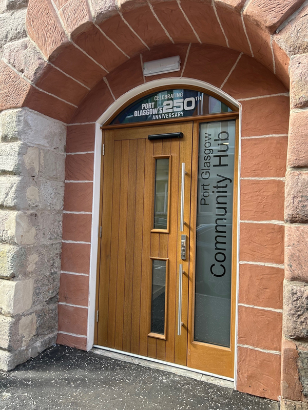 Port Glasgow Community Hub official opening.